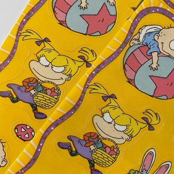 Vintage 1990s 2000 Sandylion & American Greetings Rugrats Stickers - 6 Sheets - Picture 7 of 10